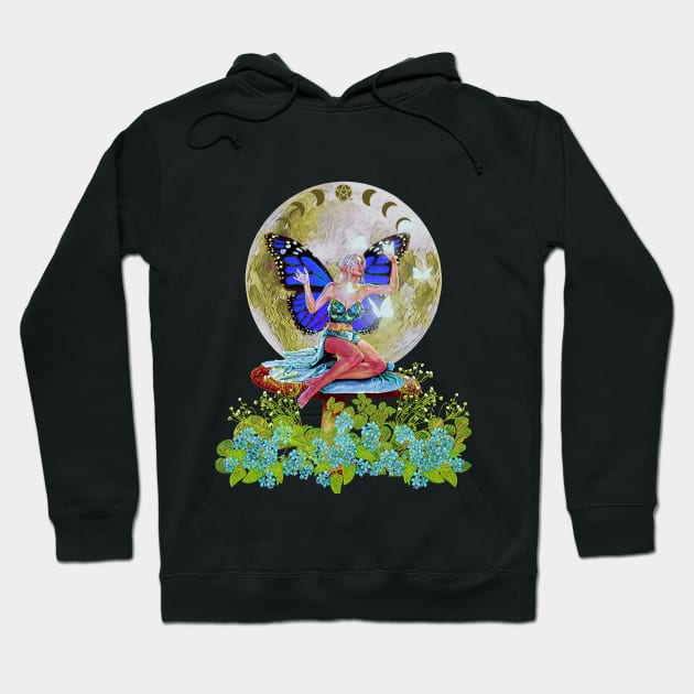 Fairy Magic Enchanted Full Moon Hoodie by Conscious Expressions Designs